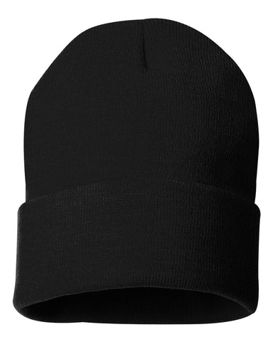 12" Cuffed Beanie (PRICE INCLUDES UP TO 10K STITCHES)