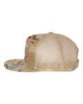 Camo YP Classic - Flat Bill Hat (PRICE INCLUDES UP TO 10K STITCHES)